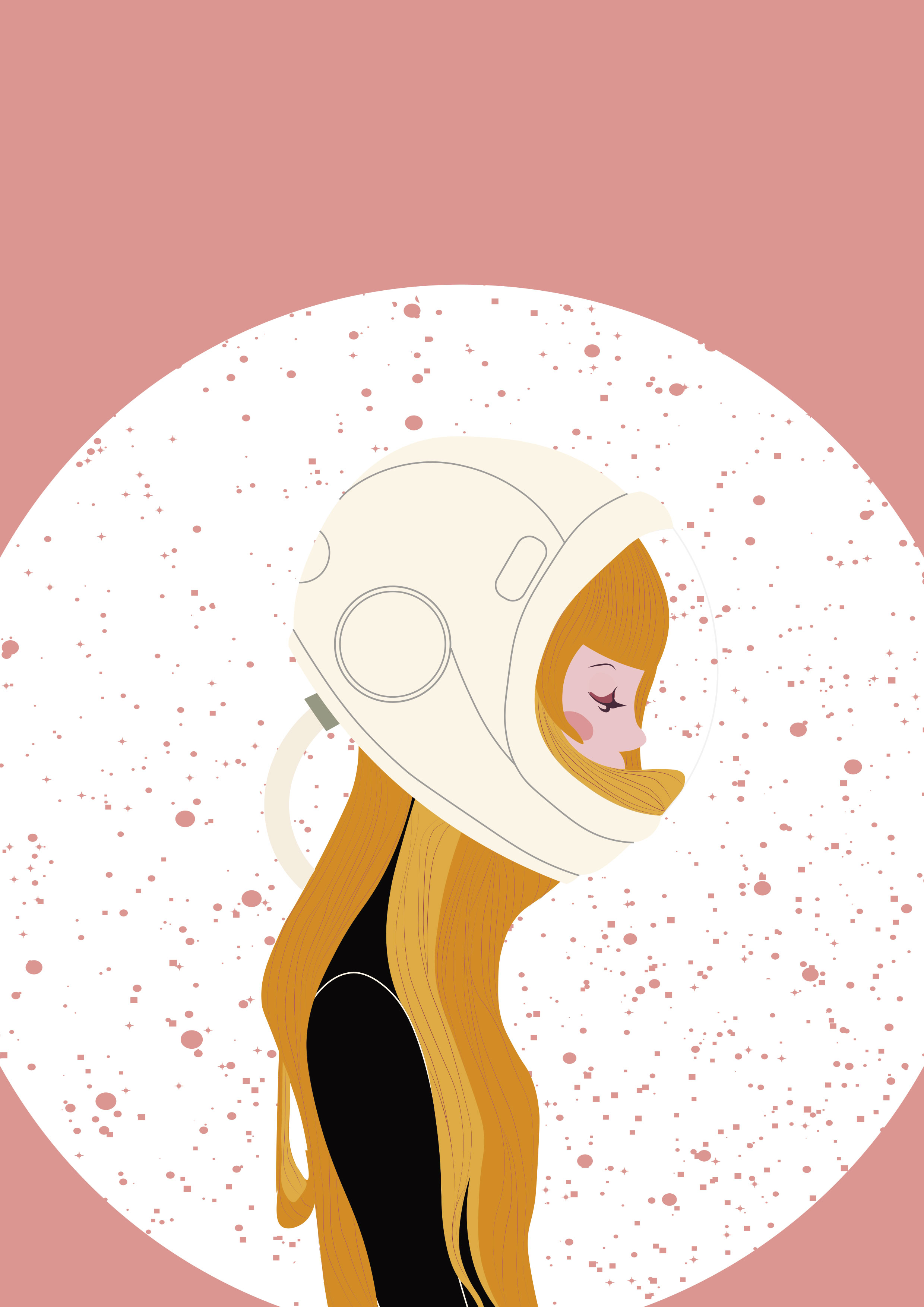 chica astronauta mihermanaesunosopanda